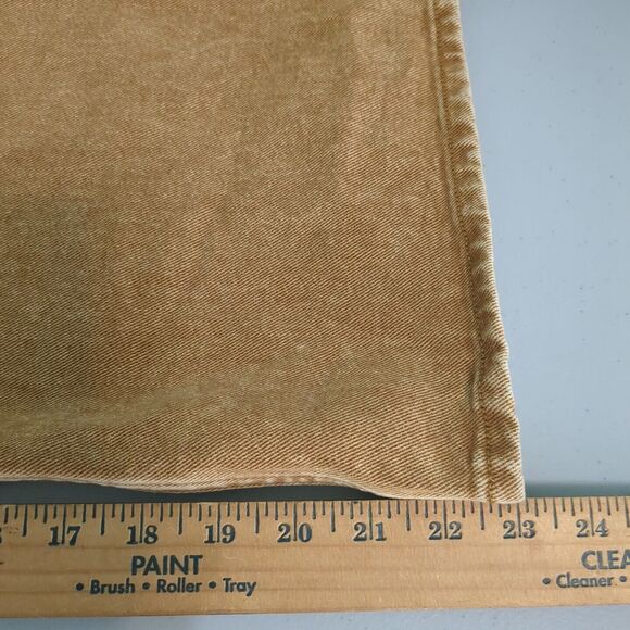 ASOS DENIM 30 tan brown Wide Leg High Rise Jeans Casual 26 - Picture 3 of 6